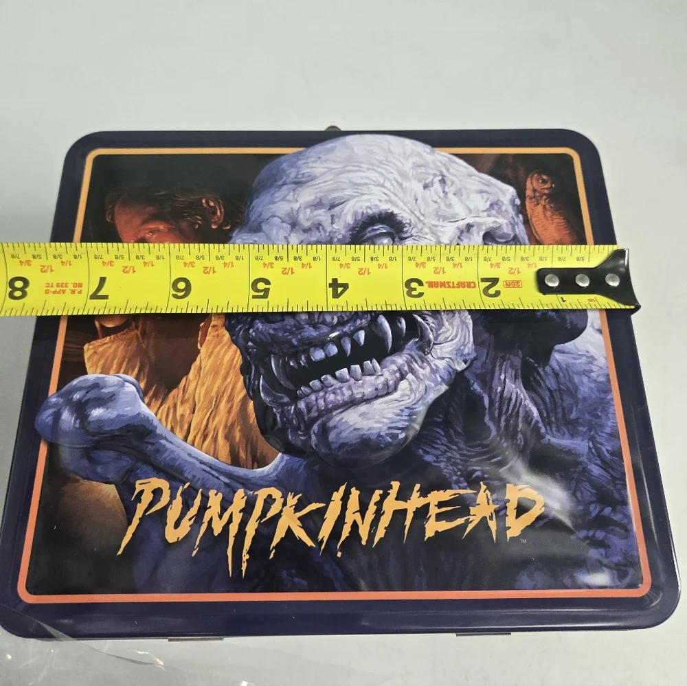 NEW Pumpkinhead Metal Tin Lunch Box.